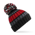 Beechfield B392 вязаная шапка, красный (Black Cherry)