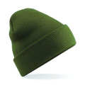 Beechfield B45 вязаная шапка, тёмно-зелёный (Moss Green)