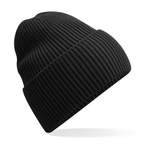 Beechfield B384R вязаная шапка - чёрный