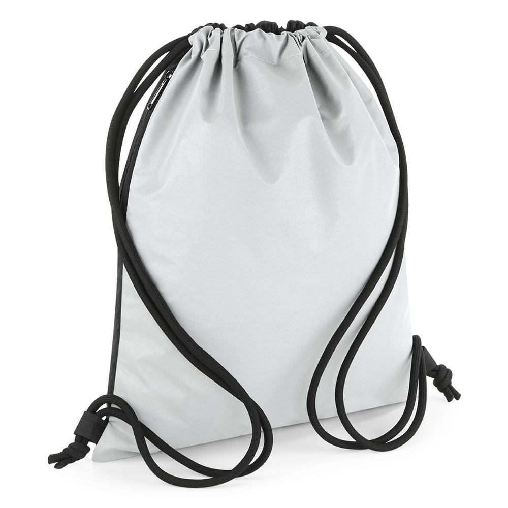 BagBase BG137 спортивный мешок - светоотражающий серебристый (Silver Reflective)