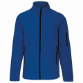 Kariban K401 куртка софтшелл, ярко-синий (Dark Royal Blue) / чёрный