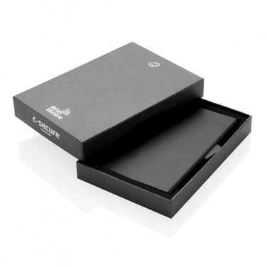: RFID korthållare i aluminium, svart
