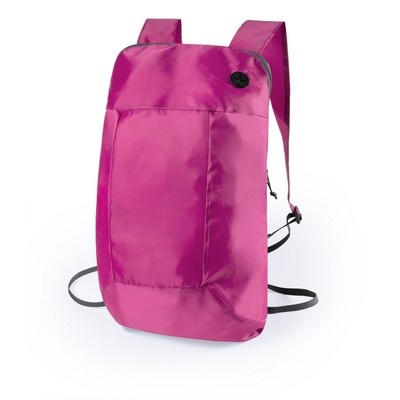 : Fällbar ryggsäck, rosa