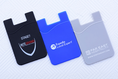 : Smart telefon silikon bak - korthållare