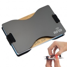 RFID-korthållare GLADSTONE färg svart