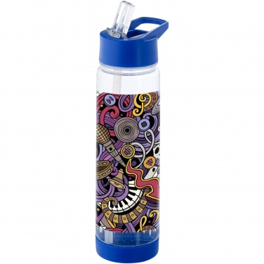 Tutti-frutti sportflaska i Tritan™ med fruktinsats, 740 ml, Transparent / Blå – detaljvy 6