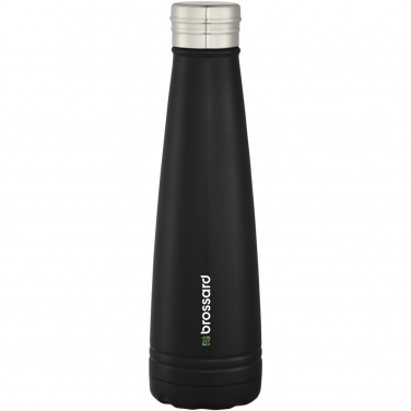 Duke kopparvakuumisolerad flaska, 500 ml med logotyp, Svart – detaljvy 5
