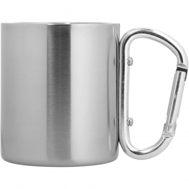 Alps 200 ml termosmugg med karbinhakehandtag, silver – detaljvy 2