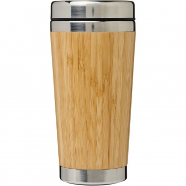 Bambus 450 ml termosmugg med bambuyta – detaljvy 2