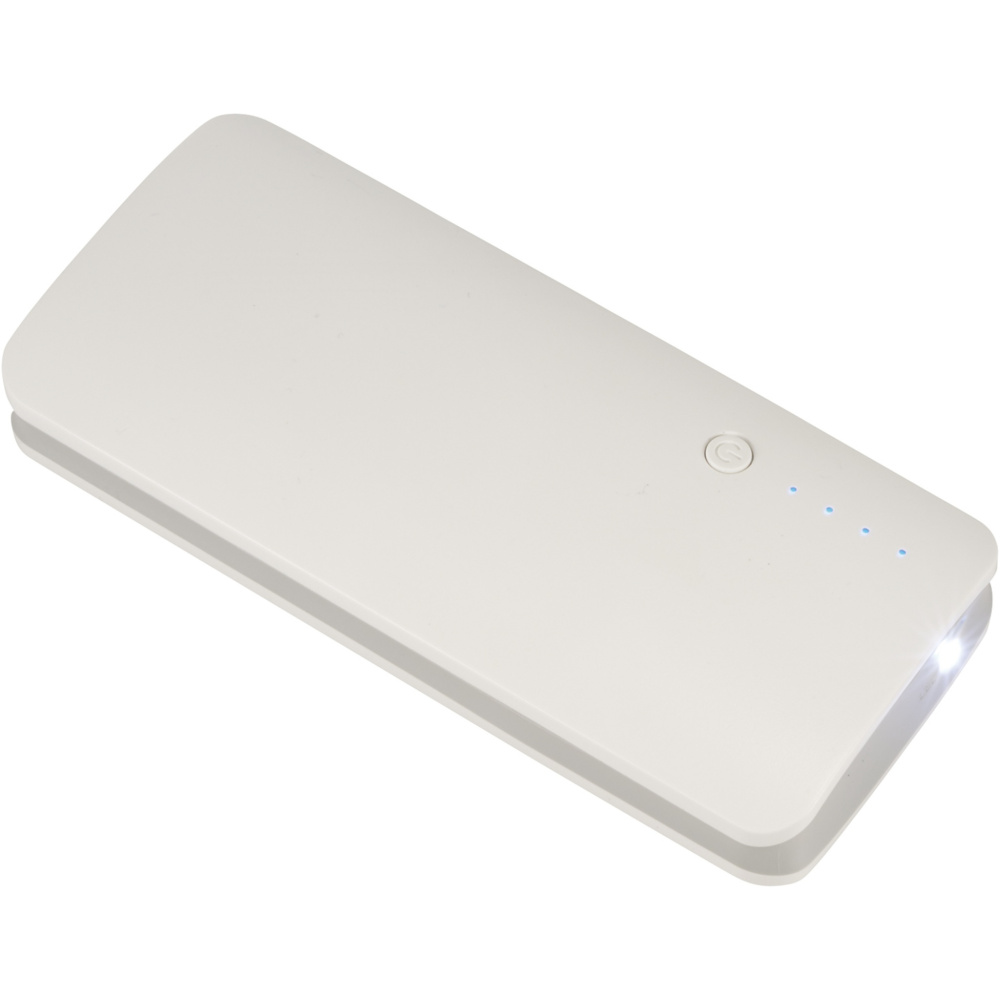 Spare 10 000 mAh powerbank, vit, färgvariant