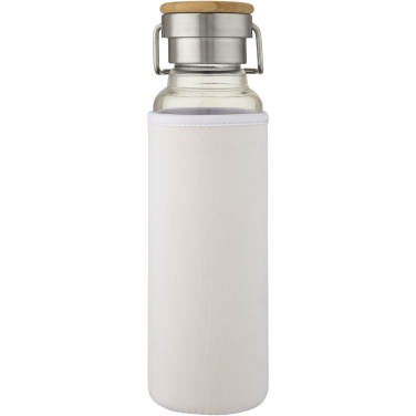 Thor 660 ml glasflaska med neoprenfodral, Vit – detaljvy 2