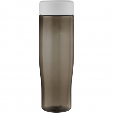 H2O Active® Eco Tempo 700 ml vattenflaska med skruvlock, Vit / koksgrå – detaljvy 2