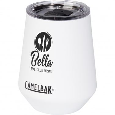 CamelBak® Horizon 350 ml vakuumisolerat vinglas med logotyp, Vit – detaljvy 5