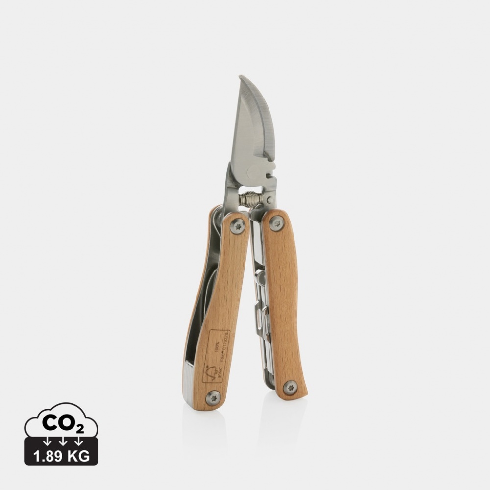 Logotrade kampanjprodukter bild: Multitool för trädgården i trä