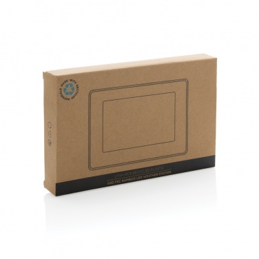 Logotrade presentreklam bild: Utah LED klocka RCS rplast & bambu