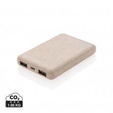 Vetestrå 5.000 mAh powerbank i fickformat