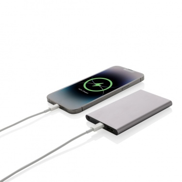 Logotrade reklamprodukter bild: RCS 4 000 mAh USB-C-powerbank i återvunnet aluminium