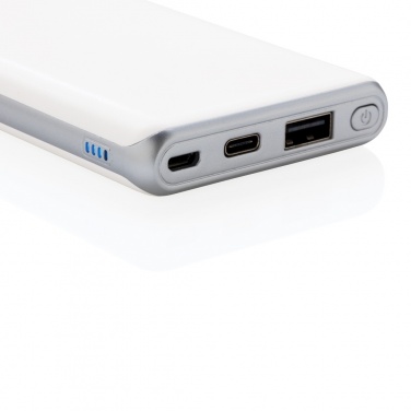 Logotrade profilprodukter bild: Ultrasnabb 10.000 mAh powerbank med PD