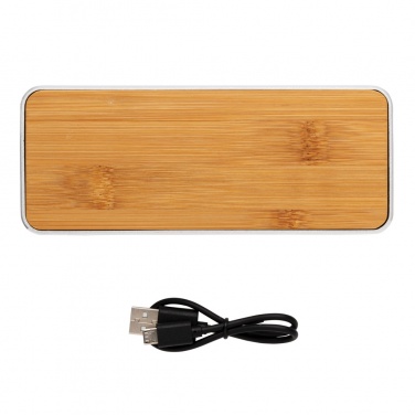 Logotrade reklamprodukter bild: Nevada bambu 3W trådlös högtalare