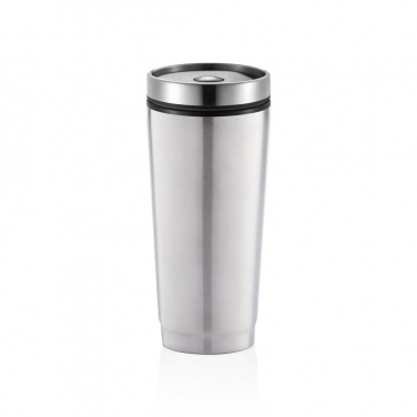 Läcksäker termosmugg, silver – detaljvy 2