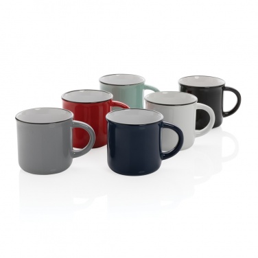 Vintage keramikmugg, 280 ml, svart – detaljvy 7