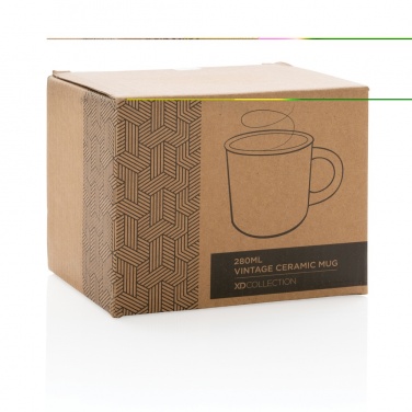 Vintage keramikmugg, 280 ml, svart – detaljvy 10