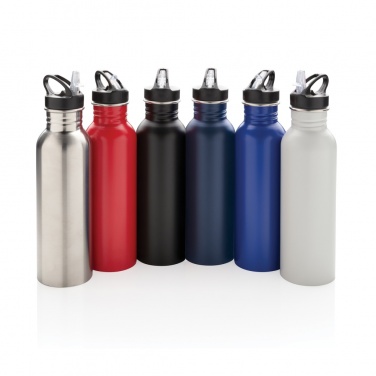 Logotrade kampanjprodukter bild: Lyxig sportflaska i stainless steel