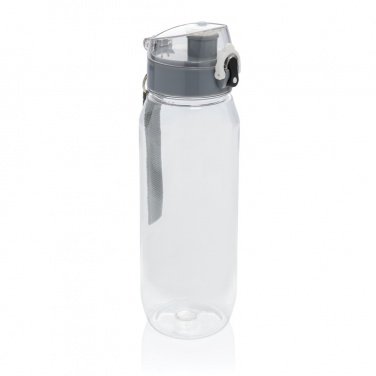 Yide läcksäker låsbar vattenflaska i RCS-återvunnen PET 800 ml, transparent – detaljvy 2