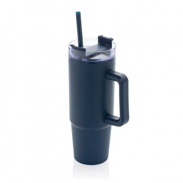 Tana mugg med handtag 750 ml i RCS återvunnen plast, marinblå – detaljvy 2