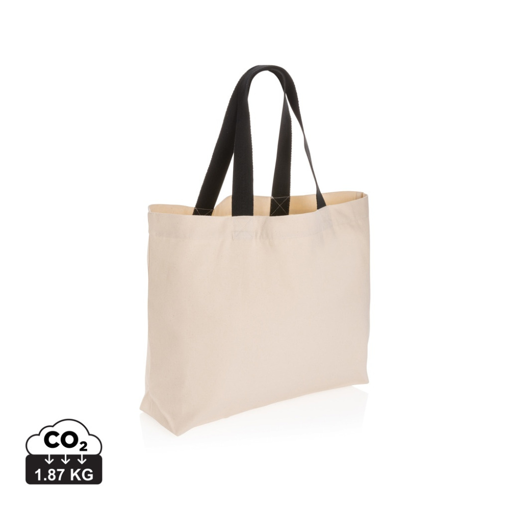 Impact Aware™ stor tote-väska 240 gsm ofärgad rcanvas, benvit, produktbild