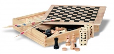 Låda med spel