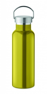 Dubbelväggig flaska 500 ml, Limegrön, färgvariant, Kalk