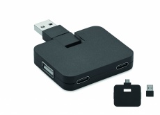 USB-hubb med 4 portar
