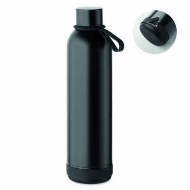 Dubbelväggig flaska 500 ml, Svart, färgvariant