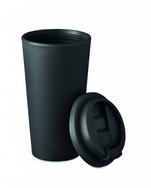 Take away mugg dubbelvägg, Svart – detaljvy 3