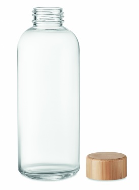 Glasflaska med bambulock 650 ml – detaljvy 3