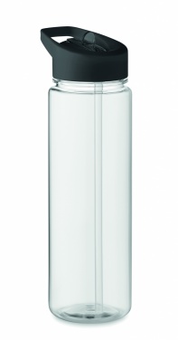 RPET-flaska med fliplock 650 ml, Svart – detaljvy 3