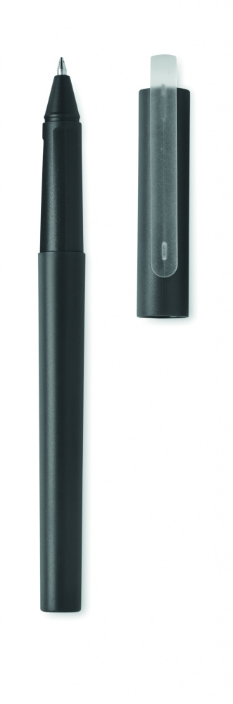 RPET penna med gelbläck, Svart, färgvariant