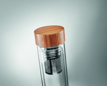 Dubbelväggig glasflaska München 400 ml – detaljvy 5