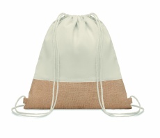 Twill/ bomullbag med en jutadet