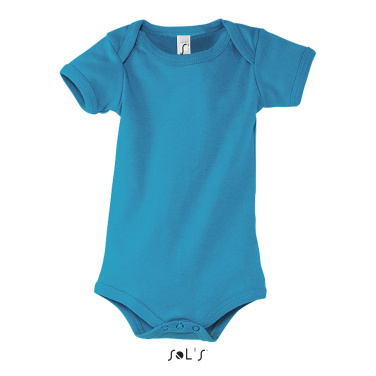 BAMBINO BABY BODYSUIT 180g, Aqua, XXS, färgvariant
