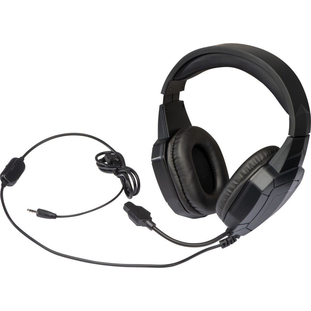 Headset med surroundljud DUNFERMLINE, svart, färgvariant
