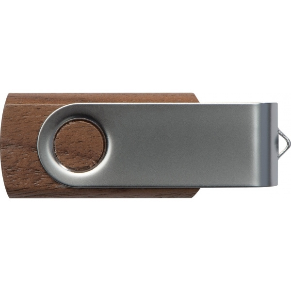 USB-minne 4GB LEAGUE CITY, brun, färgvariant