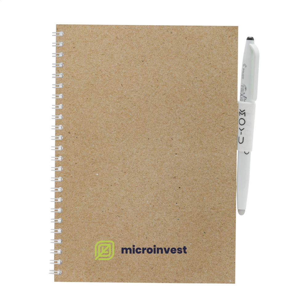 MOYU Erasable Stone Paper Anteckningsbok Craft Cover 18 sidor, brun, färgvariant