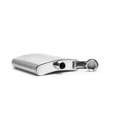 HipFlask 200 ml fickplunta i rostfritt stål, silver – detaljvy 2