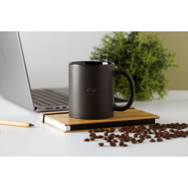 Kitty matt mugg 350 ml, svart – detaljvy 3
