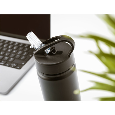 Flask RCS Recycled Bottle 500 ml termoflaska, svart – detaljvy 6