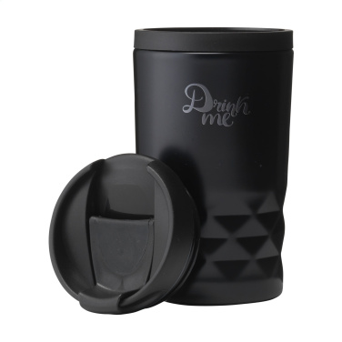Graphic Mini Mug termosmugg i RCS-återvunnet stål 250 ml, svart – detaljvy 2