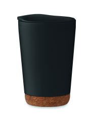 CO dubbelväggig mugg med korkbotten 300 ml