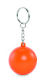 Nyckelring antistress bollform, Orange